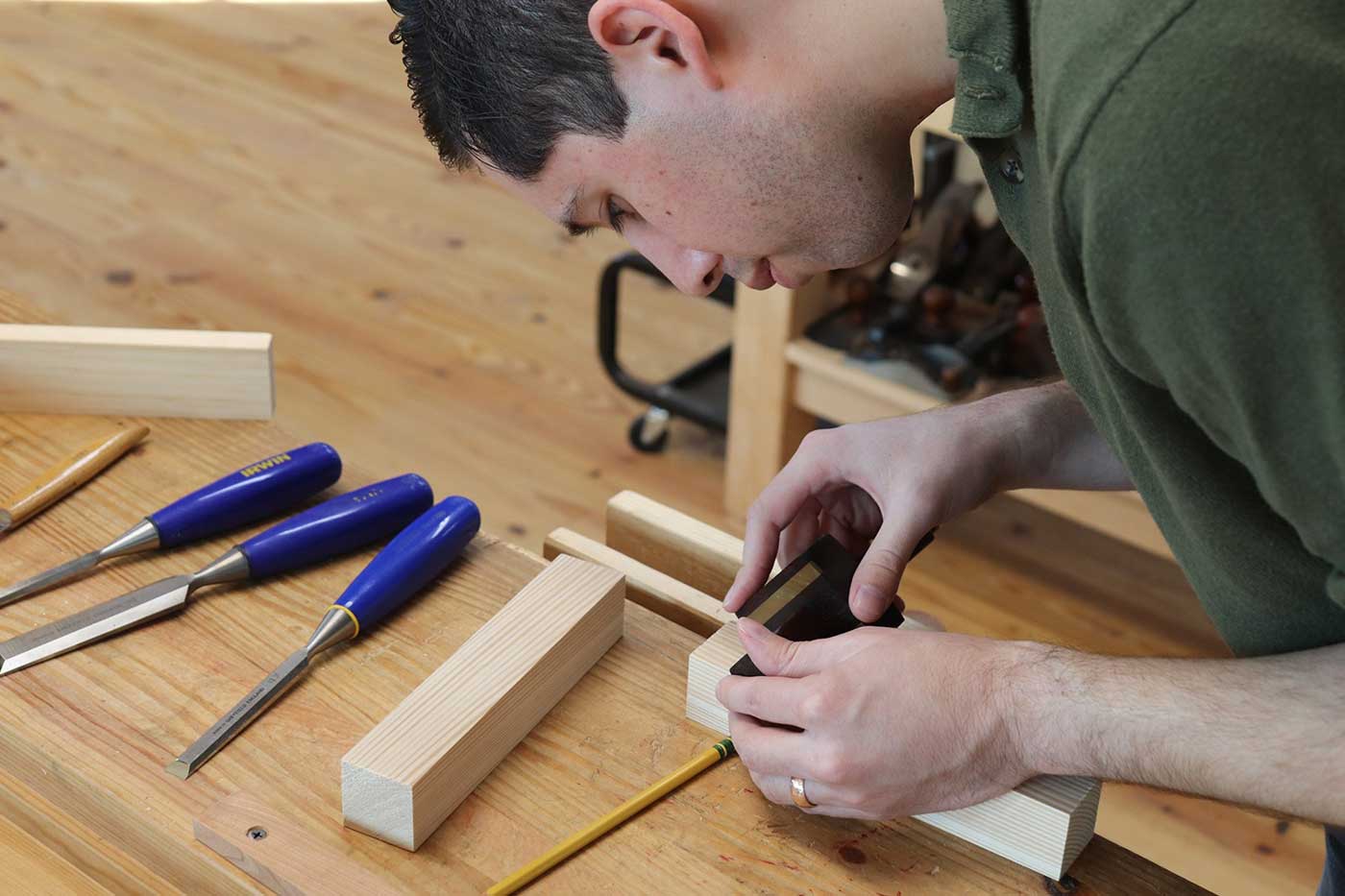 Take hand tool woodworking classes in Azle, Texas